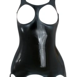Late X Strapshemd Aus Latex, Busenfrei