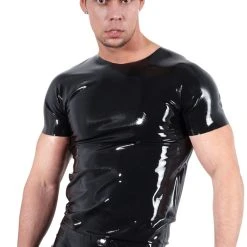 Late X Shirt Aus Latex
