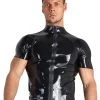 Late X Shirt Aus Latex