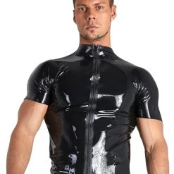 Late X Shirt Aus Latex