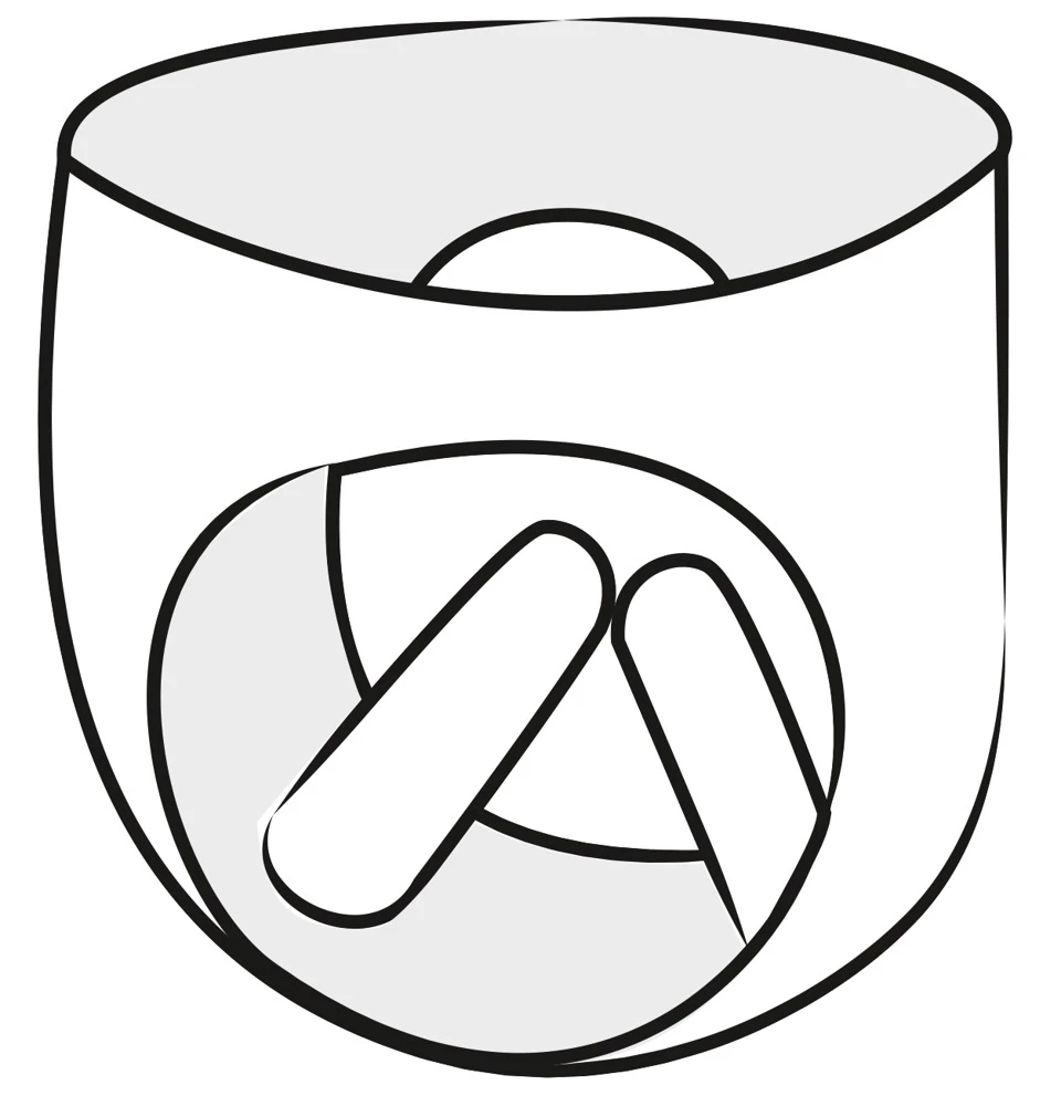 Late X Slip Aus Latex, Mit Integrietem Aufpumpbaren Doppel-Dildo – Bild 3